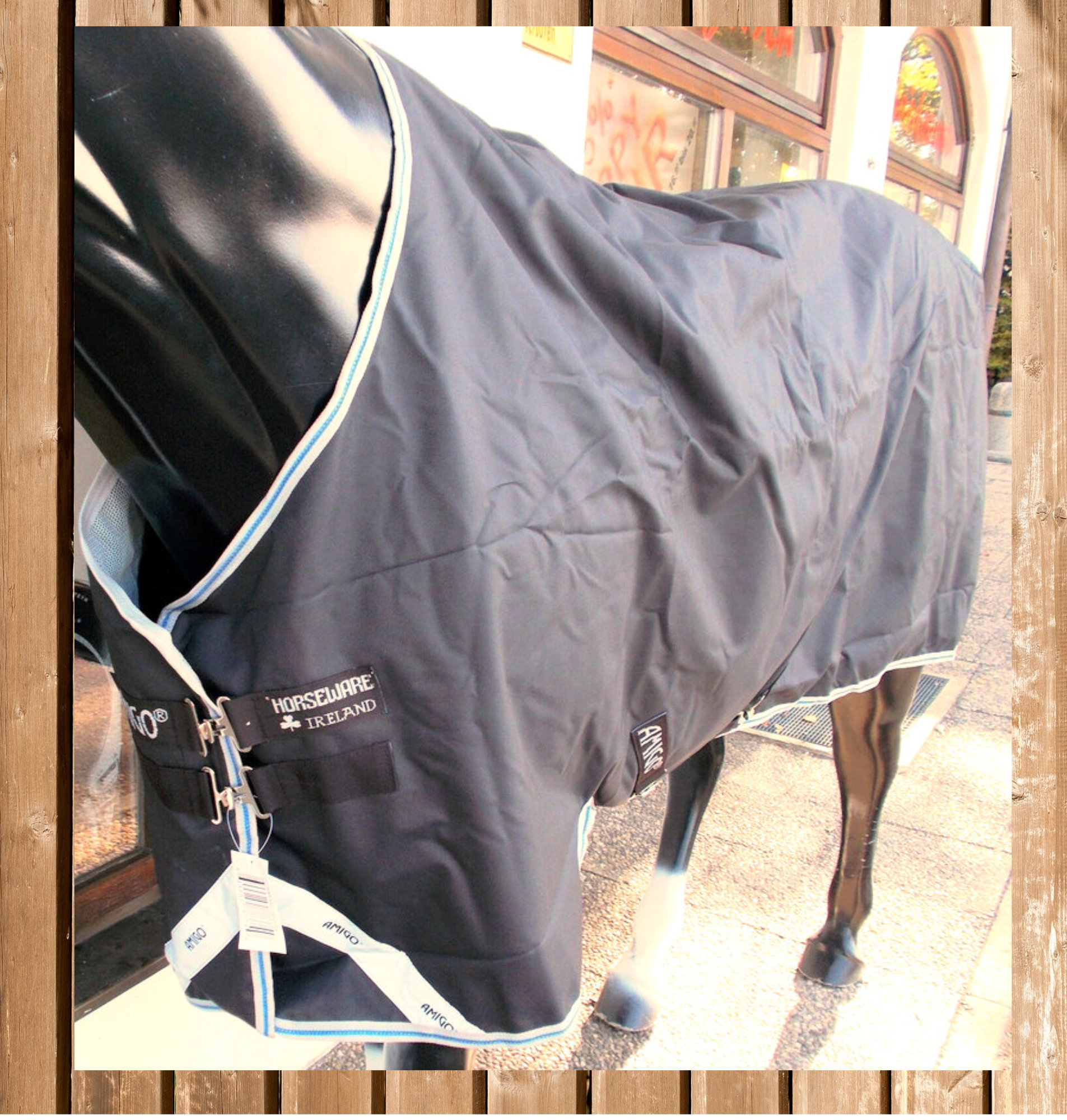 Horseware Amigo Bravo net lined, Regendecke mit Netzfutter